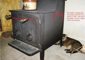 Fisher Wood Stove Parts Added A Baffle to Grandma Bear Fisher Stove Updated with 2ndary