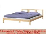 Fjellse Bed Frame Review Ikea Bett 140×200 Fjellse Lit 2 Places Avec Led Groa Artig Ikea