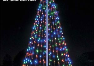 Flagpole Christmas Tree Light Kit for Telescopic Flagpoles Flagpole Christmas Tree Kit Multicolor Uncommon Usa