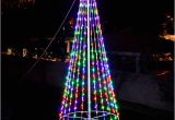 Flagpole Christmas Tree Light Kit for Telescopic Flagpoles Flagpole Christmas Tree Kit Multicolor Uncommon Usa