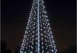 Flagpole Christmas Tree Light Kit for Telescopic Flagpoles Flagpole Christmas Tree Kit White Uncommon Usa Christmas