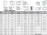 Flex Duct Sizing Chart Fitting Thread Size Chart