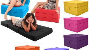 Flip Out Chair Beds for Adults Gilda Fold Out Adult Cube Guest Z Bed Chair Stool Single