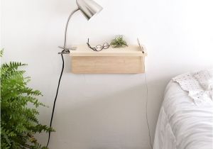 Floating Nightstand with Light Diy Genius Space Saving Projects for Tight Spots Odd Corners Diy