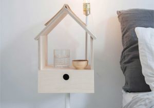 Floating Nightstand with Light Diy Plywood Birdhouse Storage Light by Siebring Zoetmulder Made In