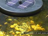 Floating solar Fountain Pump Pond Aerator Pond Boss solar Floating Pond Aerator Youtube