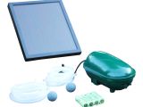 Floating solar Powered Pond Aerators Pk Green solar Pond Oxygenator with Battery Aerator Air Pump 2