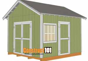 Free 12×12 Shed Plans Download 12×12 Shed Plans Gable Shed Pdf Download Construct101