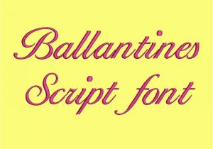 Free Bx Embroidery Fonts 4 Size Ballantines Script Font Embroidery Designs Bx Fonts