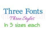 Free Bx Embroidery Fonts Three Fonts Bx Embroidery Font Design Embroidery Fonts Three