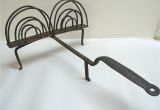 Free Standing Wrought Iron Plant Hangers Antique Wrought Iron Fireplace Hearth Ware Rotating toaster Early