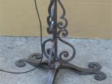 Free Standing Wrought Iron Plant Hangers Lampa Od Kovanog Gvozdja Detalj Kolacek 1897 Kovano Gvoa Dje