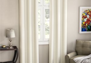 Freestanding Outdoor Curtain Rod with Post Set Alcott Hill Edison solid Room Darkening Grommet Curtain Panels