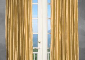 Freestanding Outdoor Curtain Rod with Post Set Gold Tension Rod Wayfair