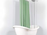 Freestanding Outdoor Curtain Rod with Post Set Zpc Zenith Products Corporation Zenna Home 34941ww Neverrust