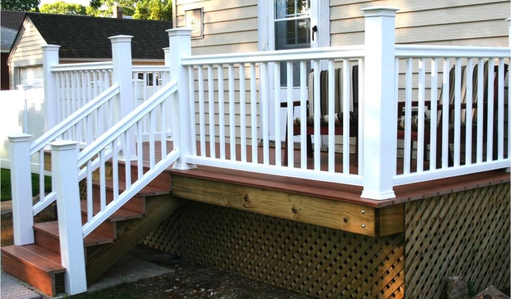 Front Porch Skirting Ideas How to Build A Simple Deck Dirty Girls