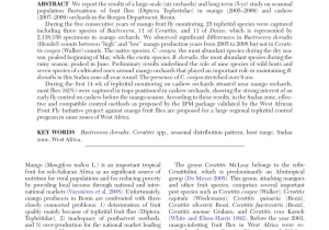 Fruit Fly Bar Pro Pdf Seasonal Abundance Of Mango Fruit Flies Diptera Tephritidae