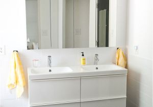 Full Length Mirror with Storage Ikea Master Bathroom with Ikea Godmorgon Mirrored Medicine Cabinets and