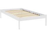 Full Size Bed Slats Home Depot Modway Elsie White Twin Bed Frame Mod 5472 Whi the Home Depot