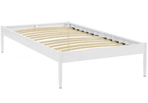 Full Size Bed Slats Home Depot Modway Elsie White Twin Bed Frame Mod 5472 Whi the Home Depot