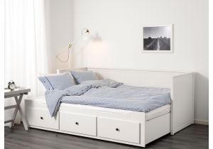 Full Size Daybed with Trundle Ikea Hemnes Daybed with 3 Drawers 2 Mattresses White Minnesund Firm