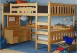 Full Size Loft Bed with Desk Underneath Plans Desk Bunk Bed Combo Full Size Loft Bed W Desk Underneath
