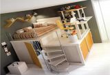 Full Size Loft Bed with Desk Underneath Plans Loft Bed with Desk Underneath Kids Furniture Ideas