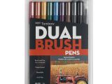 Fuller Brush Products Near Me tombow Muted Dual Brush Markers Pack Of 10 Amazon Co Uk Kitchen
