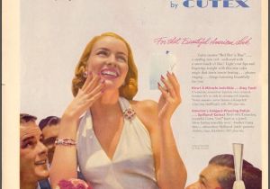 Fuller Brush Products Vintage Cutex Nail Polish 1952 Vintage Retro Ads Vintage Ads Vintage