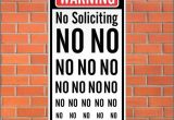 Funny No soliciting Signs for Homes Warning No soliciting Sign Funny Sign 12 X 24 Aluminum