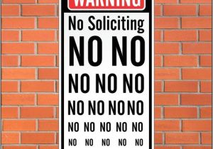 Funny No soliciting Signs for Homes Warning No soliciting Sign Funny Sign 12 X 24 Aluminum