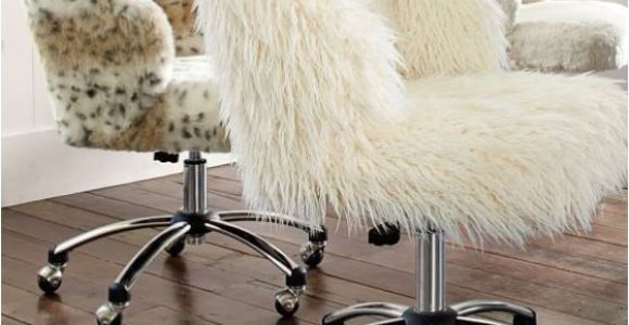 Furry Desk Chair Cover Fur Desk Chair Cover Just Pillow