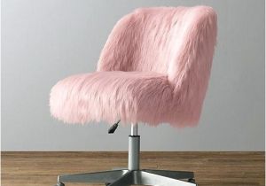 Furry Desk Chair Cover Pink Fuzzy Chair Terva Co