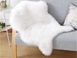Furry Desk Chair Covers Fashion Suit Luxury Premium Faux Fur Sheepskin Fluffy Shaggy