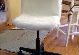 Furry Desk Chair Ikea Caffie Crafts Furry Office Chair