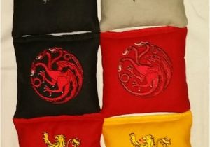 Game Of Thrones Cornhole Game Of Thrones Embroidered Cornhole Bags Homemade by