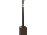 Garden Treasures Living Outdoor Patio Heater Replacement Parts Shop Garden Treasures 38 000 Btu Hammered Bronze Steel