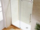 Glass Crafters Shower Doors Vigo Elan 56 Frameless Shower Door 3 8 Clear Glass Chrome