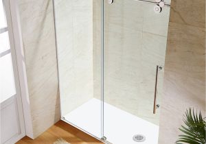 Glass Crafters Shower Doors Vigo Elan 56 Frameless Shower Door 3 8 Clear Glass Chrome