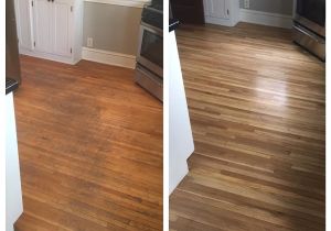 Glitsa Wood Flour Cement before and after Floor Refinishing Looks Amazing Floor