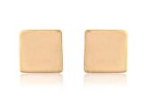 Gold Cube for Sale Canada 9ct Rose Gold Cube Stud Earrings