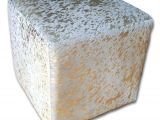 Gold Cube for Sale Canada On Sale Hair On Cowhide Cube Ottoman Footstool by Cowhidesusa