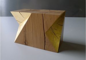 Gold Cube for Sale Cheap Gold Cube Stools or Side Tables by Damien Hamon for