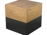Gold Cube for Sale Cheap Shop Ls Dimond Home Black and Gold Draper Cube Table