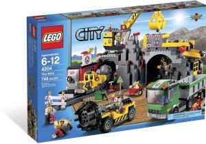 Gold Mining Cart for Sale Lego 4204 the Mine New Gold Mine Tipper Dump Truck Boring Machine