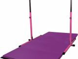 Gymnastics Bar with Mat Combo Gym Pack Adj Pink Horizontal Bar with 8 39 Purple