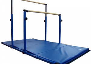 Gymnastics Bar with Mat Gymnastics Adjustable Horizontal Bars Parallel Bars