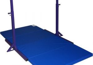 Gymnastics Bar with Mat Gymnastics Mini High Bar and 2 39 Thick Folding Mat without