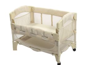 Half Baby Crib attached to Bed Amazon Com Arm S Reach Euro Mini Arc Co Sleeper Bedside Bassinet