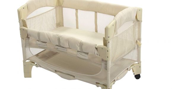 Half Crib that attaches to Bed Amazon Com Arm S Reach Euro Mini Arc Co Sleeper Bedside Bassinet